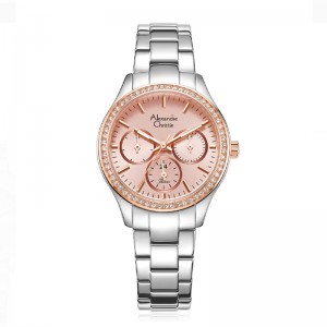 Alexandre Christie AC 2A66 Silver Rosegold Pink BFBTRPNRG